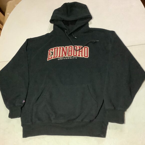 Jansport Edinboro University Hoodie Size Large Black - Picture 1 of 6